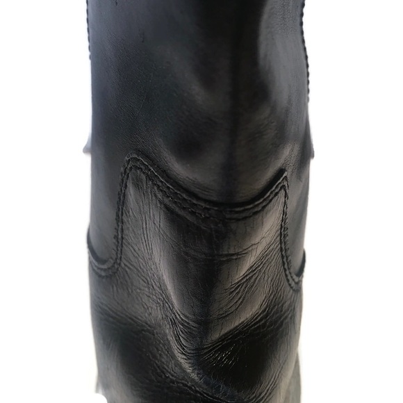 NWOT Banana Republic black leather boot, slip on 8 - Picture 12 of 15